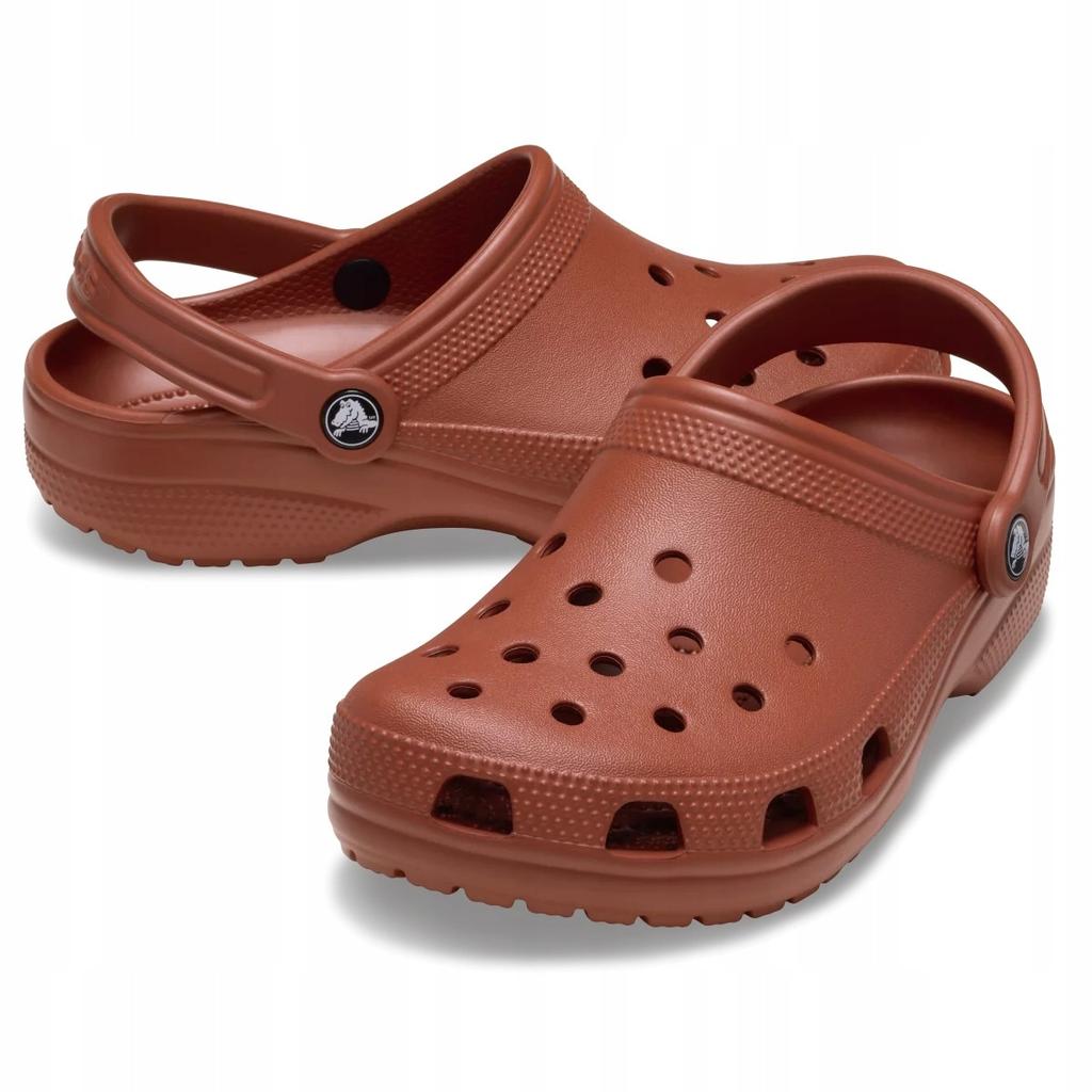 Crocs Women Classic Clog 10001 Rust 39-40 Comfortable Non-Slip Lightweight Clogs