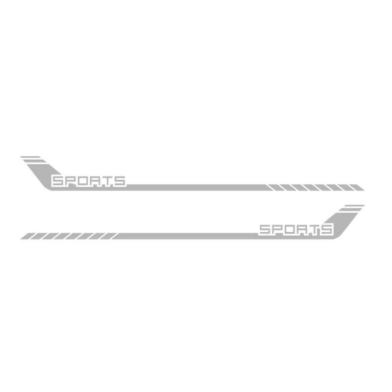 2 шт. D-1925 спортивные полосы автомобиля наклейки боковая дверь кузова автомобиля-Стайлинг украшения виниловые наклейки