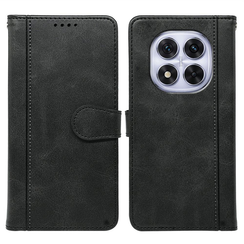 For Xiaomi Redmi Note 14 Pro 5G/Poco X7 5G Case Calf Texture Leather Stand Book Style Phone Cover