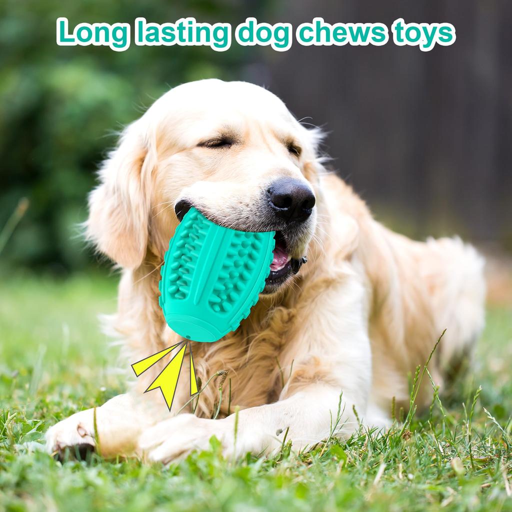 Dog Chew Toys Tough Toys Interactive & Indestructible Dog Ball Dog Toys for Aggressive Chewers