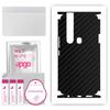 apgo Защитная наклейка для задней и боковых сторон, совместимая с Tecno Camon 15 Pro, пленка для полного обертывания, фольга, винил - узор Carbon Black
