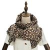 Thick Cashmere Scarf For Women Leopard Print Tippet Pashmina Shawl And Wrap Design Luxury Brand Blanket Stole Bufanda Echarpe