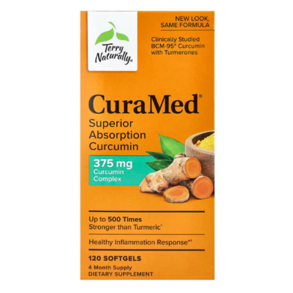Terry Naturally Curamed Экстракт куркумы 375 мг 1 шт 120 таблеток