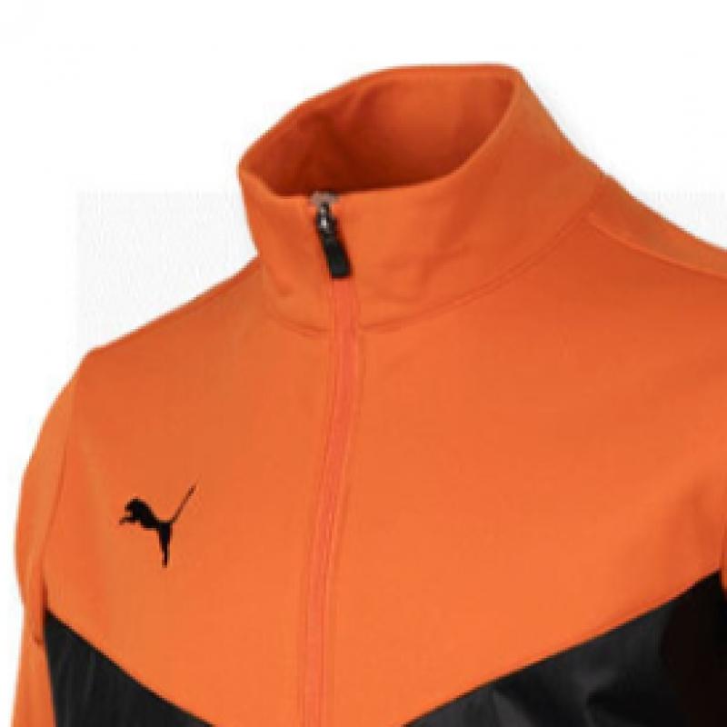 Puma Клубный зимний комплект из толстовок и ворсового тренировочного костюма оранжевого цвета