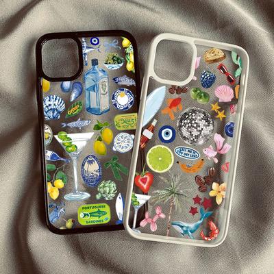 Винный чехол с морским пейзажем для Samsung Galaxy S25 S24 Ultra A55 A56 A36 A26 A06 A16 A54 A35 A15 A52 A34 5G S23 S21 FE