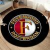 Feyenoord Round Area Rug,Carpet Rug for Living Room Bedroom Sofa Playroom Decor,Non-slip Floor Mat