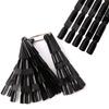 150 черных накладных ногтей веер с кольцом для удаления накладных ногтей дизайн ногтей дисплей лак для ногтей таблица цветов маникюрный инструмент