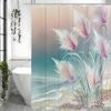 Fantasy Reed Shower Curtain, Bathroom Decorative Shower Curtain, Waterproof Shower Curtain with Hooks