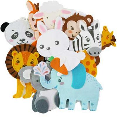 Доска Moms из фетра, магнит-животное, 1, 10 деталей, Korea Best Toddler Puzzle Puzzle