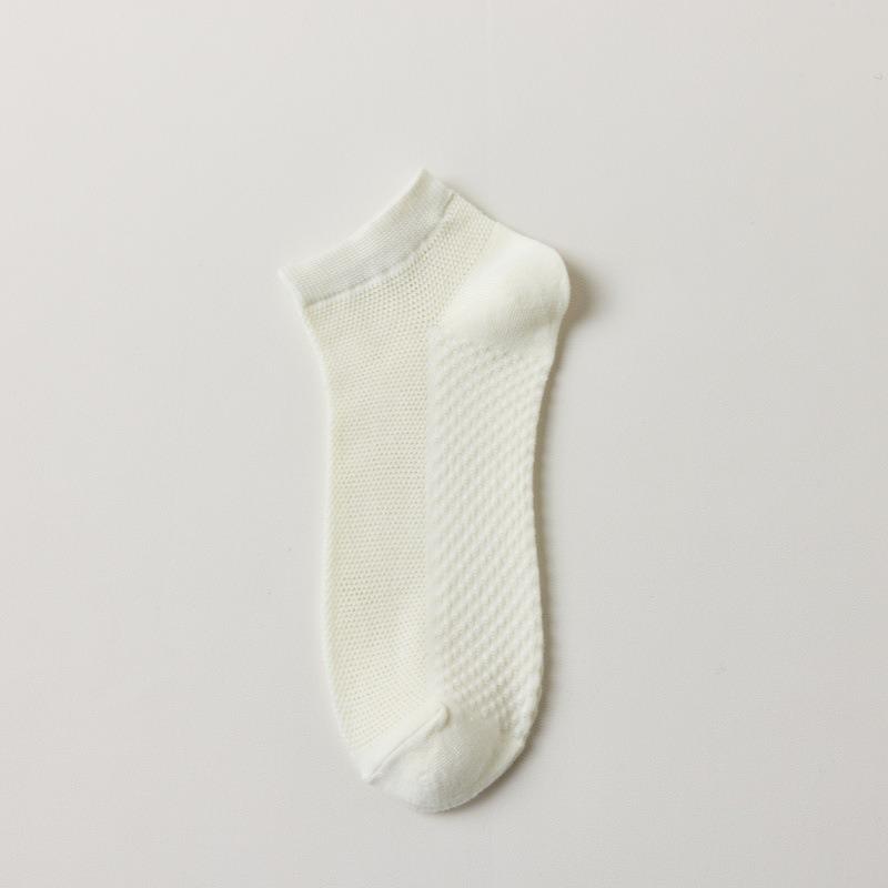 5 пар мужских летних носков из чистого хлопка с антизапахом, впитывающих пот, массажных, не роняющих, с тонкими хлопковыми носками