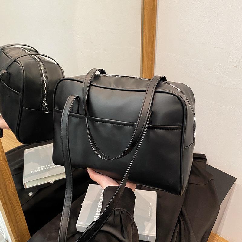 Винтажные сумки-тоут большой вместимости на молнии, с прочными краями, стильные сумки на плечо и через плечо для женщин, модные аксессуары