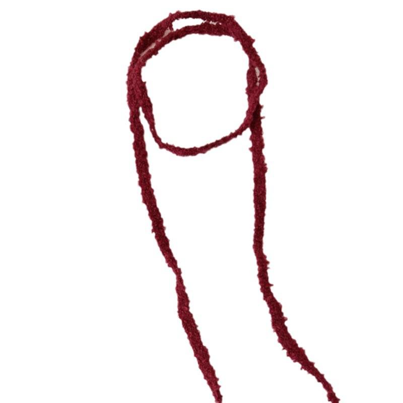 Women's Personalized Plush Knit Choker Scarf - Ideal for Autumn and Winter