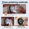 Шлифмашинка для ногтей для домашних животных, перезаряжаемый электрический триммер емкостью 1200 мАч со светодиодной подсветкой для собак, кошек, алмазный шлифовальный круг, 3-скоростная регулировка, машинка для стрижки ногтей для домашних животных