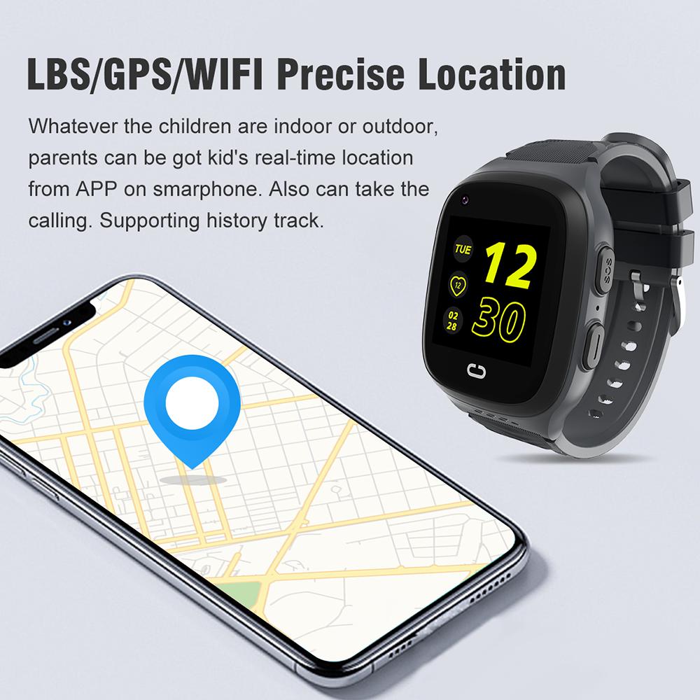 4g Kids Smart Watch Gps Wifi Video Call With Face-lock Sos Tracker Location Ip67 Waterproof Children's Smart Watch Camer