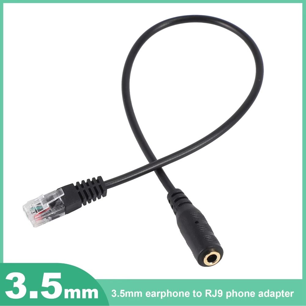 Replace RJ9 Connector Spare Parts 3.5mm Jack Adapter Cable Professional RJ9 Adapter Cable Phone