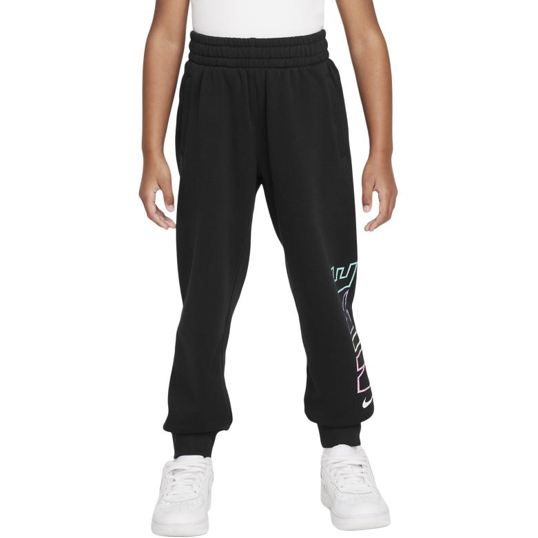 Детские вязаные спортивные штаны Nike для возраста 3-7 лет, черные, HQ7775-010