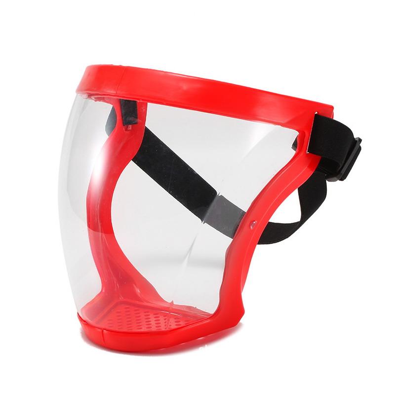 Safety Face Shield Anti-splash Anti-fog Features with Adjustable Headband for Office and Travel