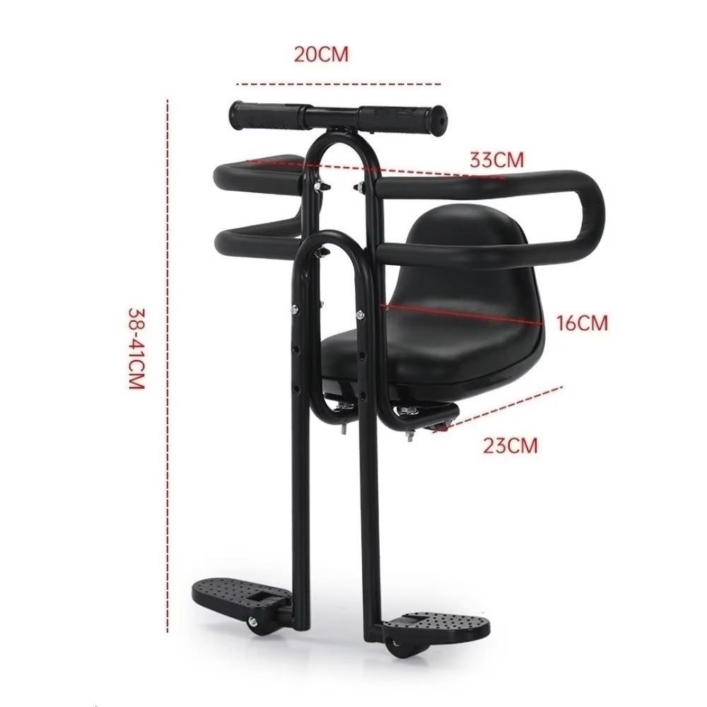 Front Mounted Bike Child Seat Full Surround Safety Mountain Bike Child Seat Folding Bike Use