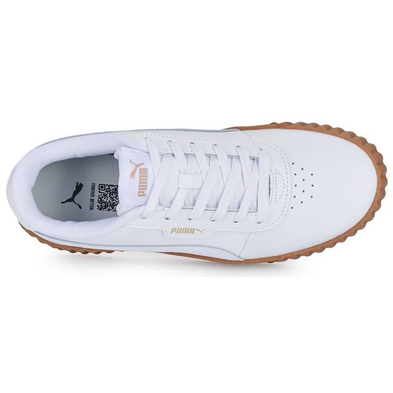 Puma Carina 3.0 Универсальные Удобные Прочные Низкие Кроссовки Женские Кроссовки Белые 400365-07