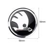 Car Sticker 2025 New 4Pcs 56MM Car Aluminum Logo Wheel Center Hub Caps Stickers For Skoda Octavia A5 3 2 VRS Vision Kodiaq Rapid