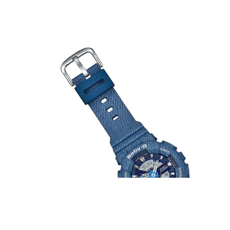 Casio Женские часы BABY-G Синие BA-110DC-2A2 BA-110DC-2A2