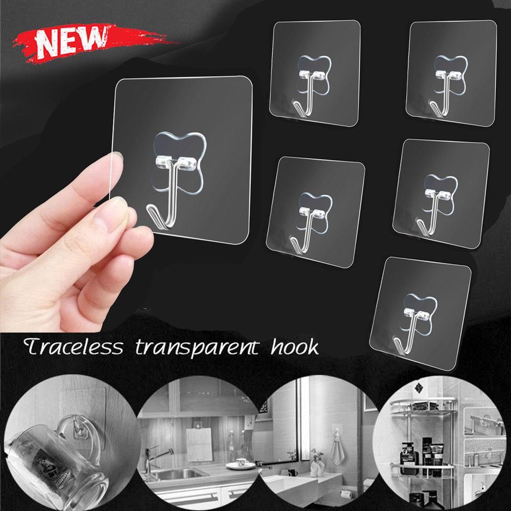 Kitchen Holder Household Storage Hanger Traceless Hooks Wall Rack Seamless Adhesive Hook