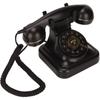 Retro Landline Phones, Classic Corded Phone with Dial, Adjustable Volume, Vintage Old-Fashioned Phone for Home Office Decoration School