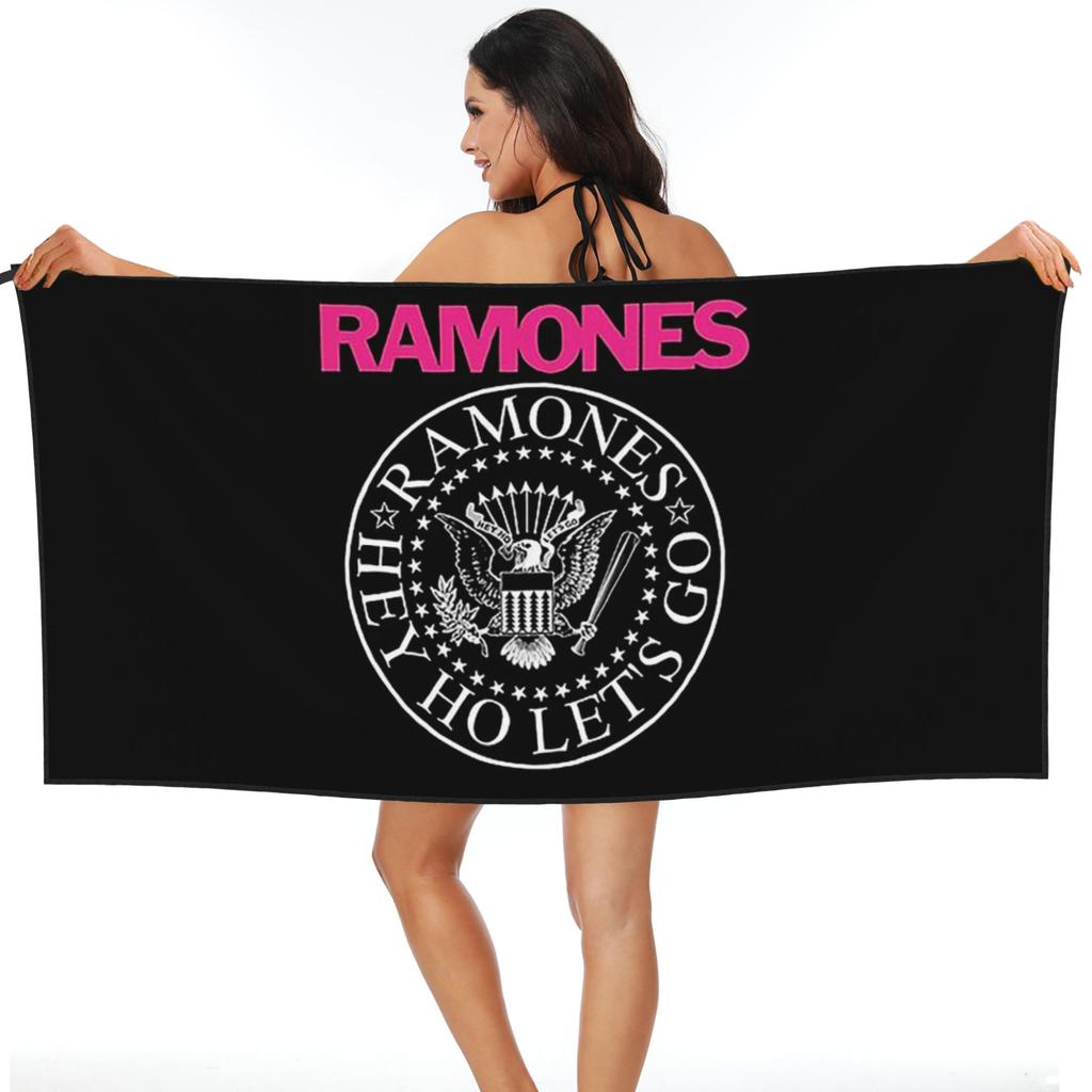 Пляжное полотенце Ramone Merch Мягкая микрофибра Быстросохнущее Впитывающее Быстрые полотенца для йоги