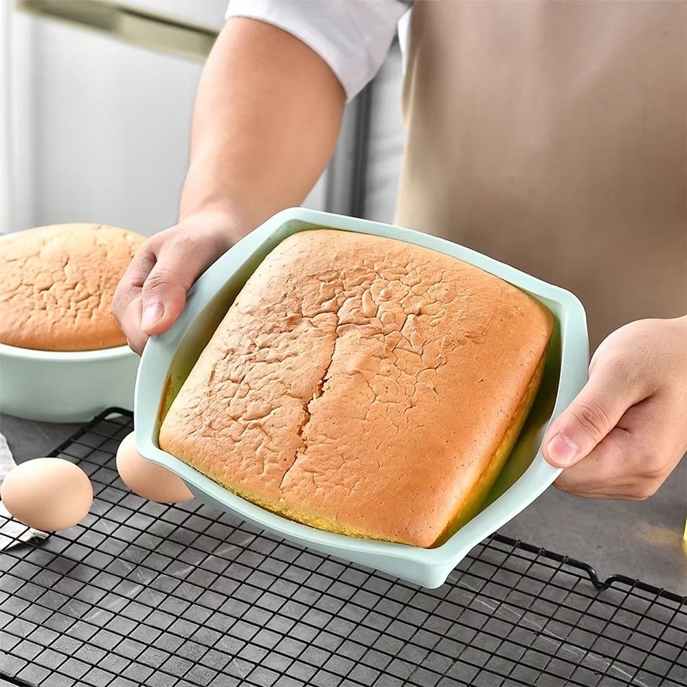 Household Baking Cake Mold DIY Brownie Pot New Square Cake Plate
