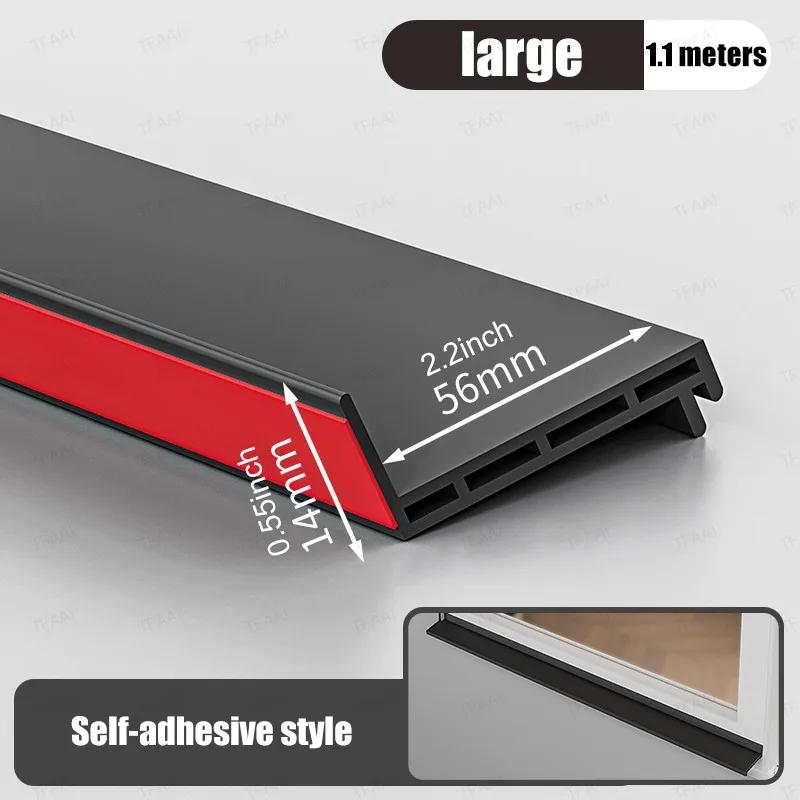 Xiaomi 1.1M TPE Windows Water Retaining Strips Windows Water Retaining Strips Heat Cold-resistant Sliding Window Weather Strip