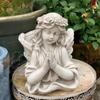 3D Three-dimensional Outdoor Garden Angel Pot Garden Decoration Resin Artifact Flower Jar Statue Creative Fairy Home Decoration