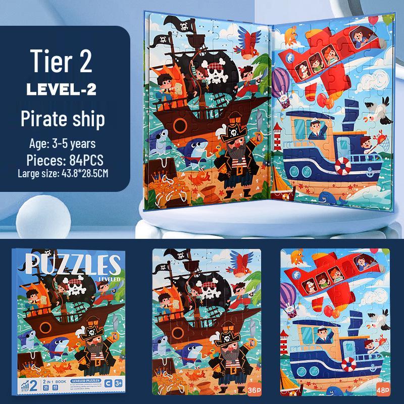 Magnetic Puzzle Set - Educational Toy for Children Aged 2-6