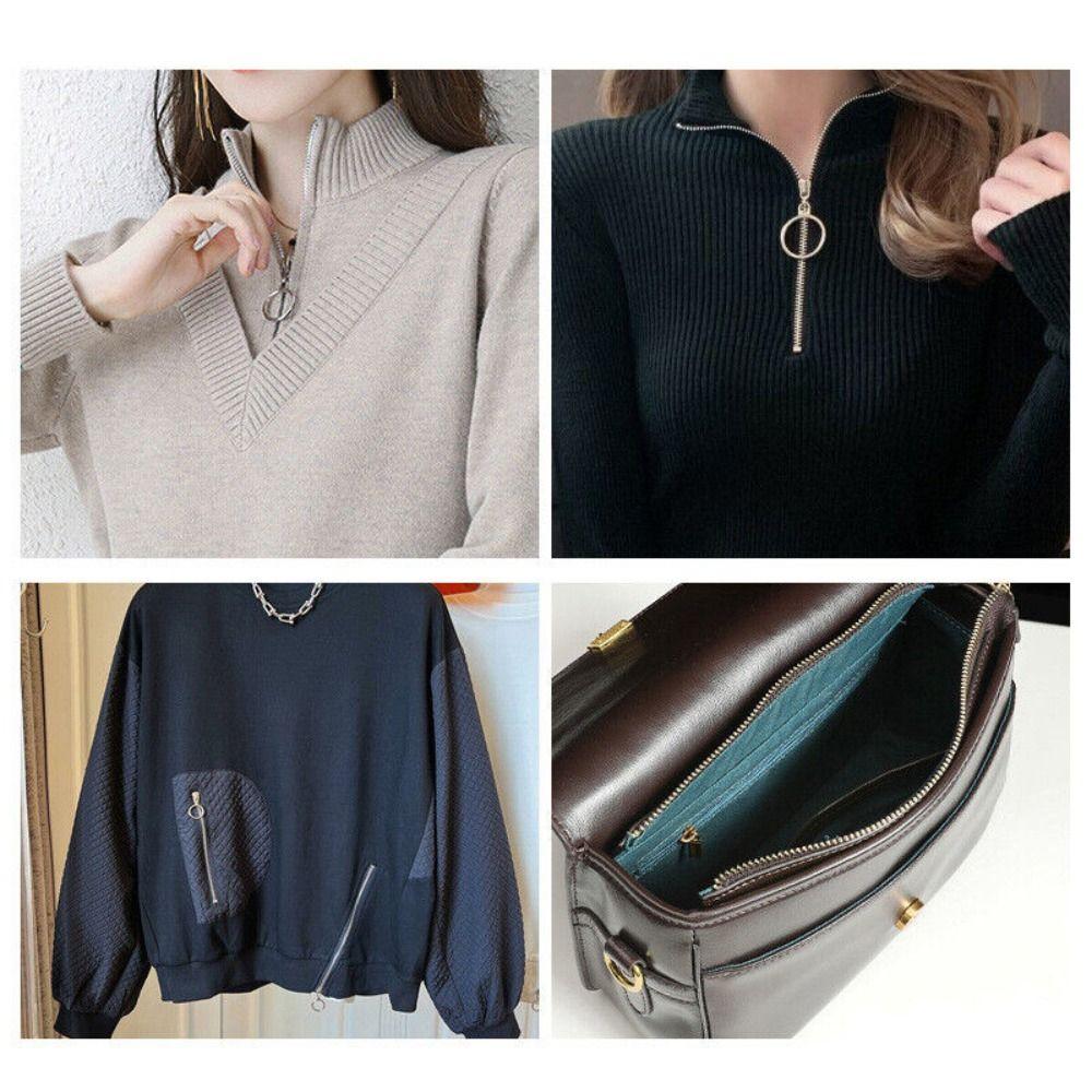 Copper Zipper Teeth Metal Zipper 70/90cm Wide Zipper New Jacket Long Zips for Coats Jackets Sewing