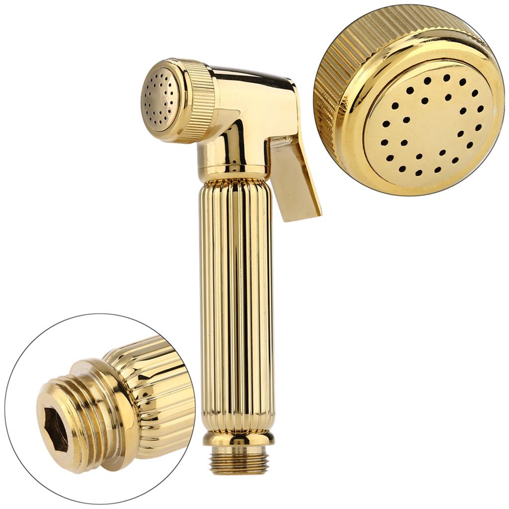 Solid Brass Wall Mount Shower Toilet Bathroom Handheld Bidet Diaper Spray Sprayer Shattaf Kit