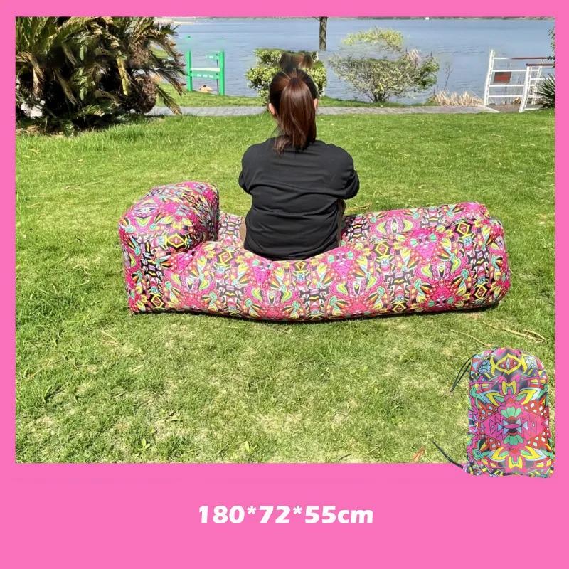 Портативный открытый воздушный ленивый надувной диван-мешок портативный кемпинговый диван-матрас музыкальный фестиваль концертное кресло-реклайнер