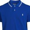 Polo Ralph Lauren Полосатая рубашка поло с вышитым пони с коротким рукавом Мужская рубашка поло Синий 710918851-007