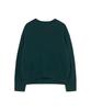 JE NE SAIS QUOI Loose Fit Crew Neck Cashmere Knit_ Forest Green