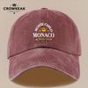 Кепка-бейсболка Винтажная Королевского Клуба Монако Регулируемая Snapback Легкая Унисекс Шляпа для Рыбалки на Открытом Воздухе Пляжа Барбекю