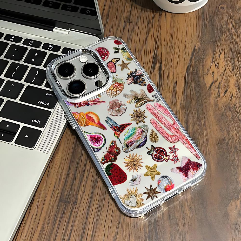 Чехол для телефона Sun Fruits с коралловым узором для Google Pixel 10 9 8 7 8A 9A XL Pro 4G 5G, прозрачный, мягкий силикон TPU, задняя крышка