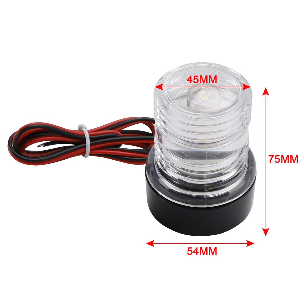 2.7W LED Navigation Signal Light Anchor Vessel Round Lamp Boat Yacht IP66