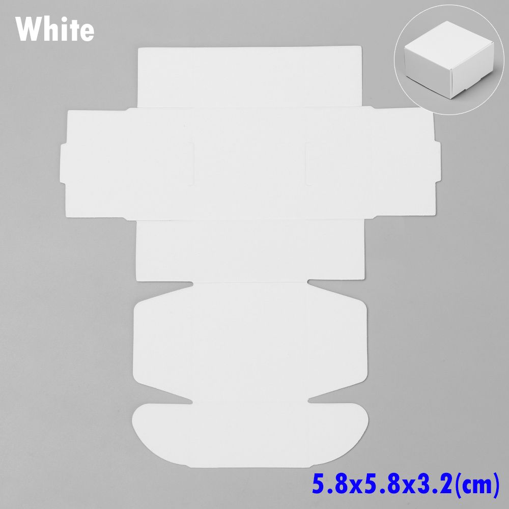 10pcs 9sizes Wedding Event Handmade Jewelry Candy Storage Cardboard Package Wrapping Kraft Paper Box