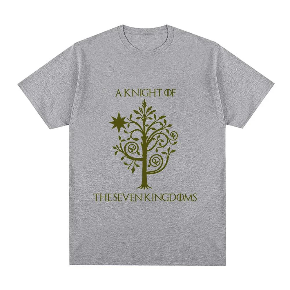 A Knight of The Seven Kingdoms Tee Shirt for Unisex Women Printed T Shirts 100 Cotton Clothes Comfortable Oneck Casual Teeshirt
