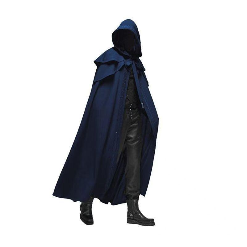Unisex Black Halloween Cosplay Cloak Cape Costume