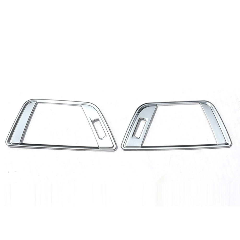 2Pcs Carbon Fiber Style Car Side Air Conditioning Vent Cover Trim Frame Stickers For BMW 3 Series F30 2013 2014 2015 2016-2018