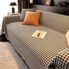 Sofa Cushion Chenille Non-Slip Nordic Simple Classic Small Houndstooth Four Seasons Sofa Cover Sofa Cover Towel