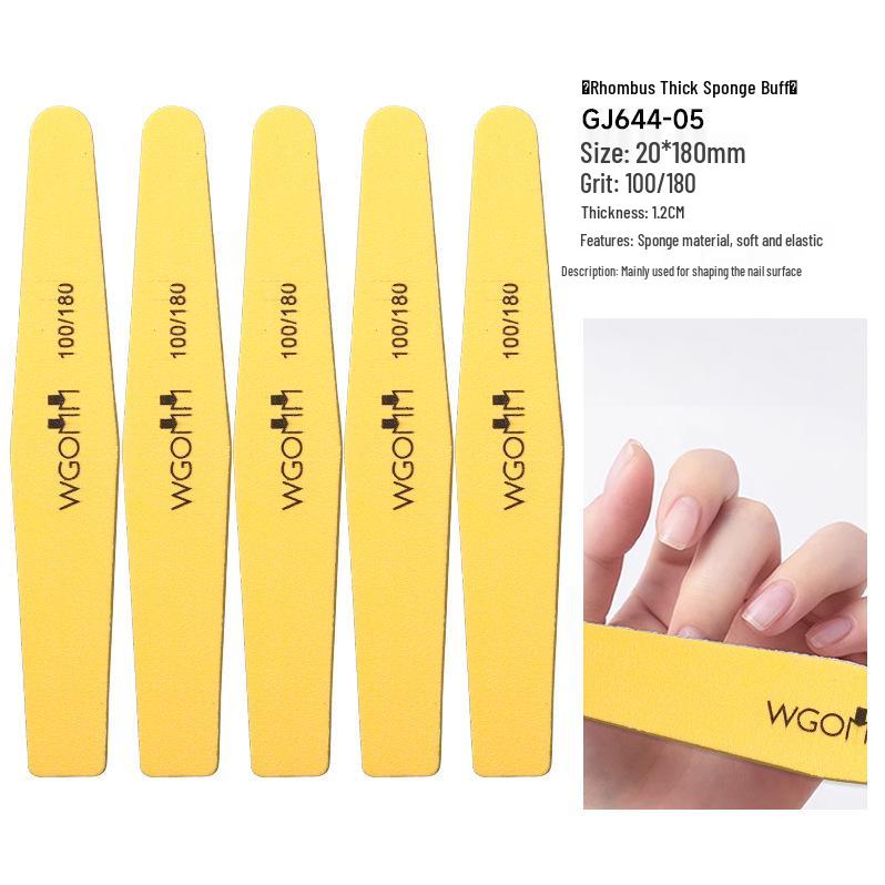 Nail Art Double-Sided Sanding Strips - Shaping, Filing, and Polishing Tools