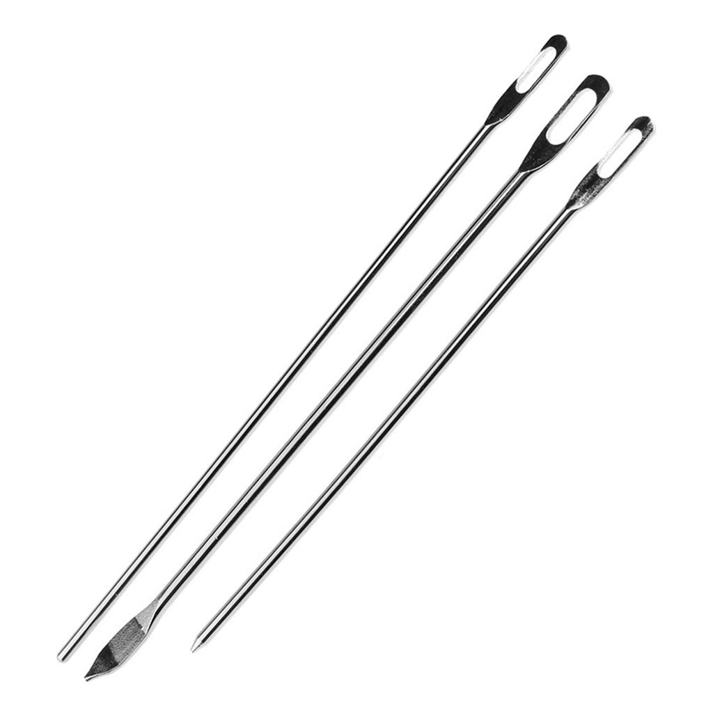 3 шт. Нержавеющая сталь Вдеватель шнурка Вдеватель эластичной ленты Инструмент для продевания шнурка в пояс для продевания эластичной ленты