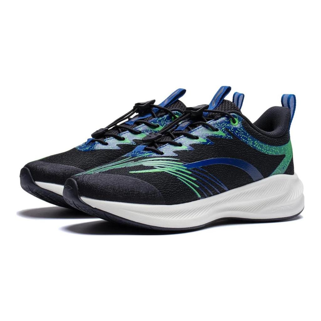 Кроссовки Li Ning Youth Battle Falcon удобные универсальные прочные дышащие низкие кроссовки для бега для детей черные YKFT004-7