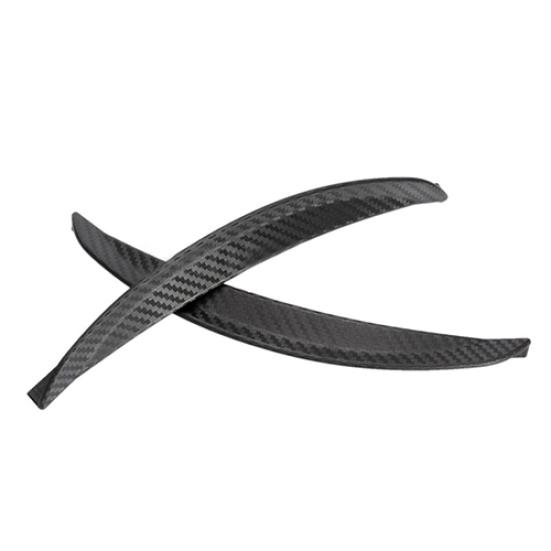 1 пара 24,5 см мягкие расклешенные арки из ПВХ, комплект защиты колесных дисков для крыльев из ПВХ для автомобиля, грузовика