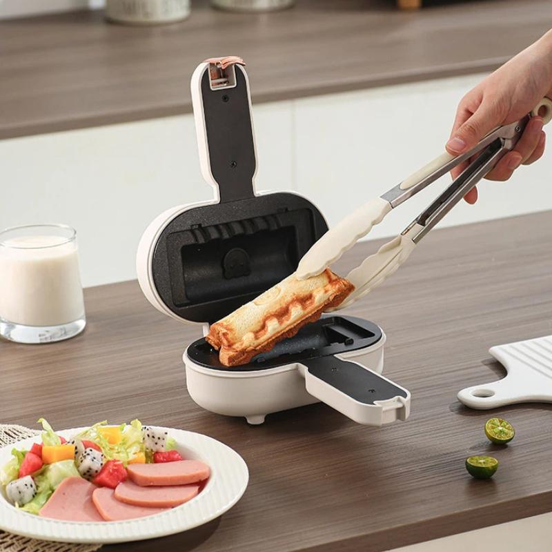 Многофункциональная и удобная машина для завтрака, сэндвичница для маленькой кухни, тостер для хлеба панини, аппарат для хот-догов